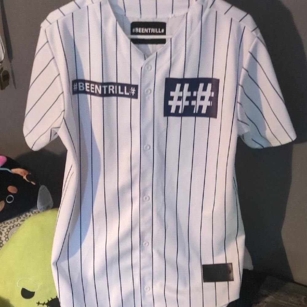 Striped White Shirt